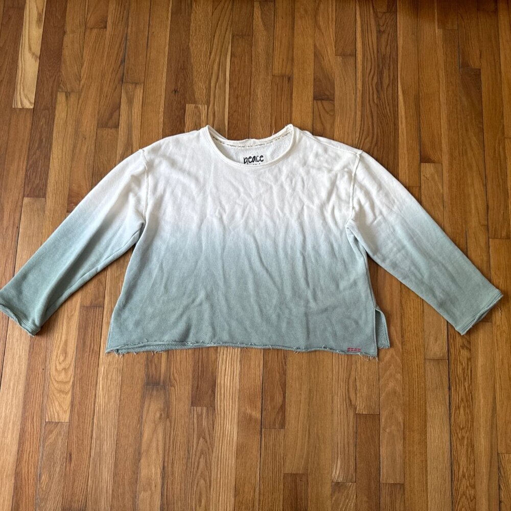 Peace Love World Women's Sweater Comfy Pullover Size M